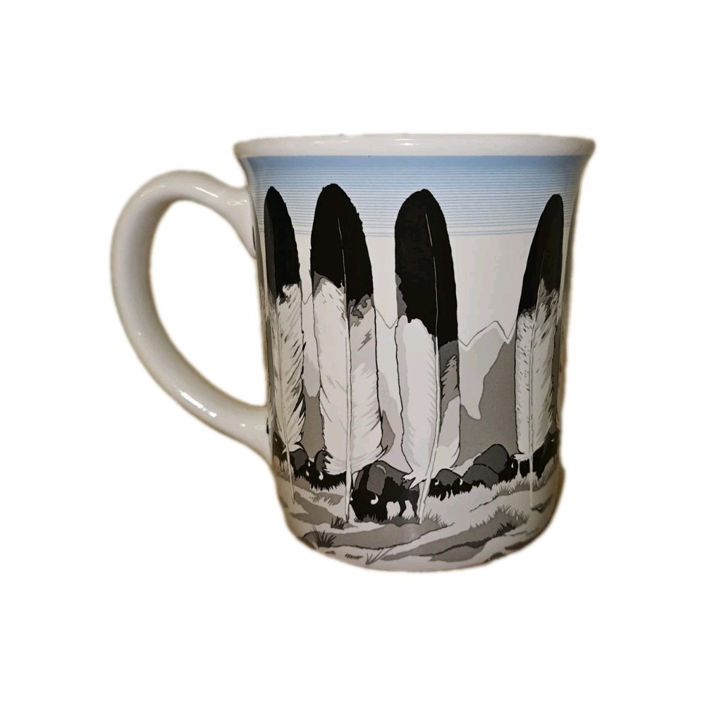 Pendleton Woolen Mills Legendary Collection Coffee Mug In Their Element Feathers